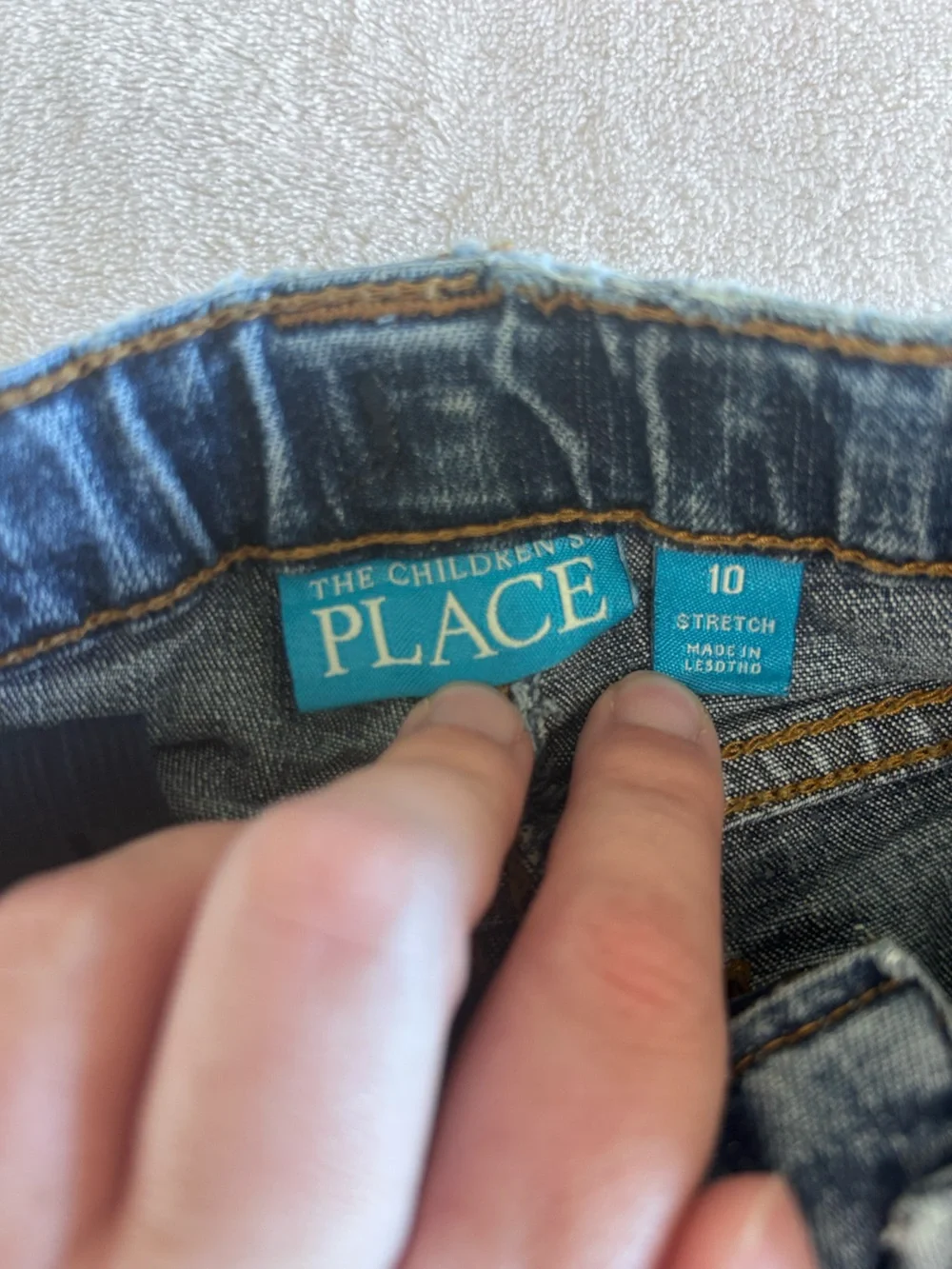 The Children's Place Y2K Girl’s Denim Capris